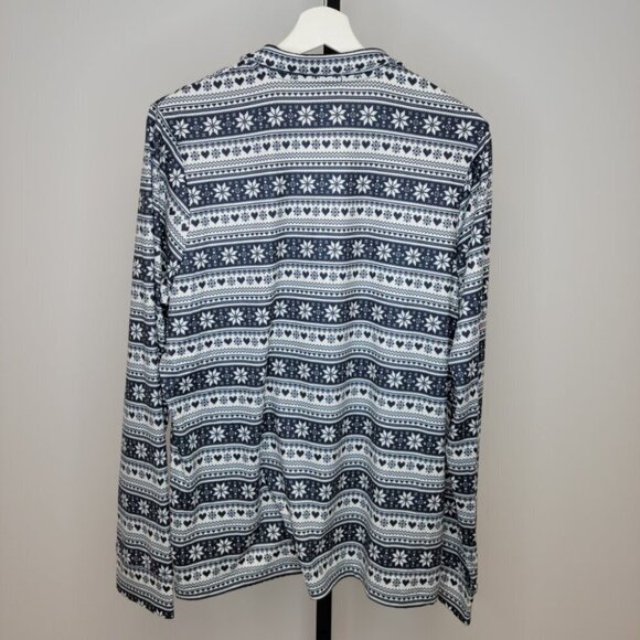 Ripzone Jersey Pajama Button Down Top - Picture 5 of 7